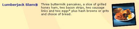 Denny's Lumberjack Slam