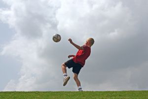 soccer kick about