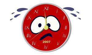 2007 clock time running out