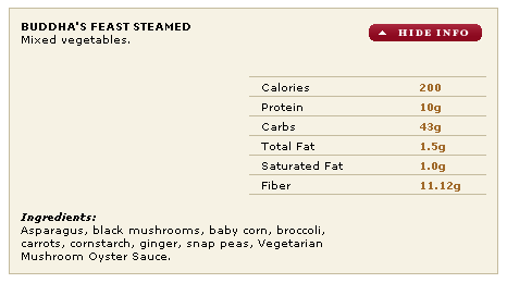 pfchangs buddhas feast steamed