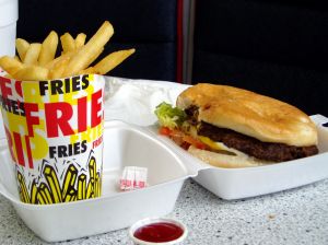 fast food junk food hamburger fries